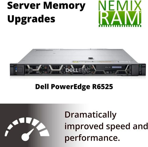 NEMIX RAM 512GB (8x64GB) DDR4-3200 PC4-25600 ECC RDIMM ترقية ذاكرة الخادم المسجلة لخادم Dell PowerEdge R6525 Rack in Kuwait