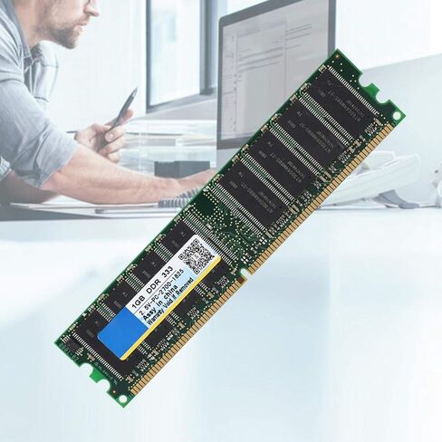 ذاكرة ASHATA DDR، PC-2700 كمبيوتر مكتبي DDR 333 ميجا هرتز ذاكرة سريعة 1 جيجا بايت رام 184Pin وحدة ذاكرة 184Pin، للوحة الأم AMD in Saudi Arabia