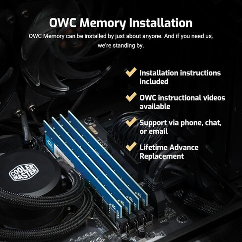 OWC 32GB (2x16GB) DDR3 ECC Registered CL7 PC3-8500 1066MHz SDRAM Memory Ram Upgrade Module Compatible with 2009-2010 Mac Pro Nehalem, Xserve 2009(OWC85MP3S9M032K) in Saudi Arabia