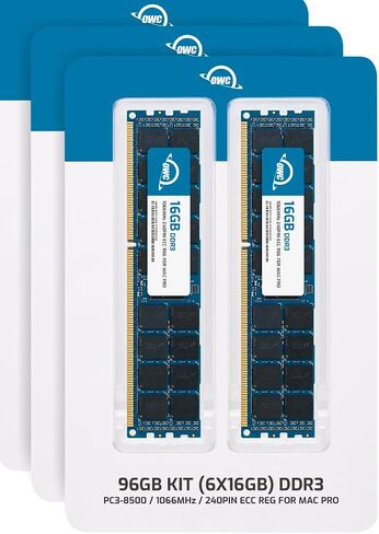 OWC 32GB (2x16GB) DDR3 ECC Registered CL7 PC3-8500 1066MHz SDRAM Memory Ram Upgrade Module Compatible with 2009-2010 Mac Pro Nehalem, Xserve 2009(OWC85MP3S9M032K) in Saudi Arabia