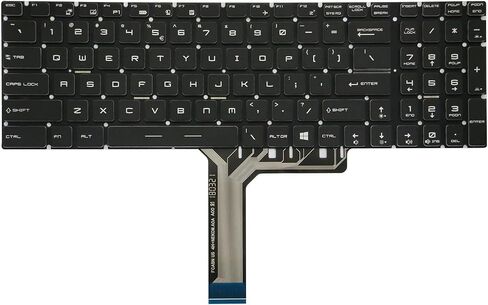 AUTENS Replacement US Colorful Backlight Keyboard for MSI GS60 GS63 GS63VR GS70 GS72 GT62 GT62VR GT72 GT73VR GE62 GE62VR GE63 GE72 GE73 GE73VR PE60 PE62 PE70 GL62 GL72 GP62 GP72 WS60 WS70 WS72 Laptop in Saudi Arabia