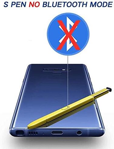 2 حزمة قلم Galaxy Note 9 لاستبدال قلم Samsung Galaxy Note 9 SM-N960 (بدون بلوتوث) + أطراف/مناقير + دبوس إخراج (أصفر) in Kuwait