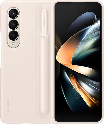 SAMSUNG Galaxy Z Fold4 Official Standing Cover with Pen Sand in Saudi Arabia