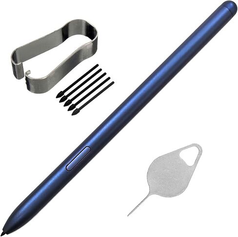 قلم Tab S8 Ultra Stylus X900 S8 S قلم بديل Tab S8 Pen X700 Touch Pen لجهاز Samsung Galaxy Tab S8+ Pen SM-X800 X806 S8 Ultra SM-X906 S Pen مع نصائح S8 جزء إصلاح القلم (فضي غامض) in Kuwait