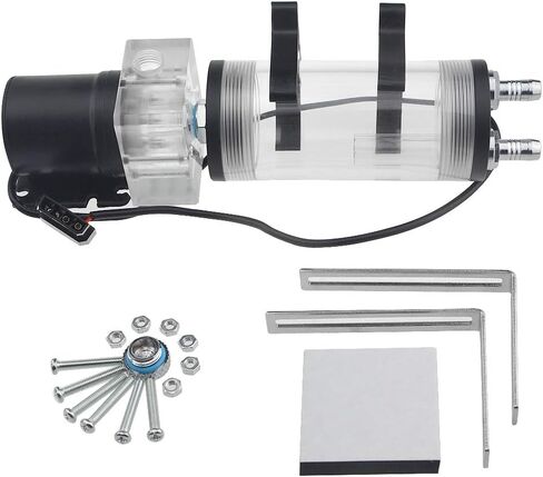 600L/H 19W DC12V CPU Cooling Heat Exchanger Water Pump Tank 117 ml CO2 Cooler in Kuwait