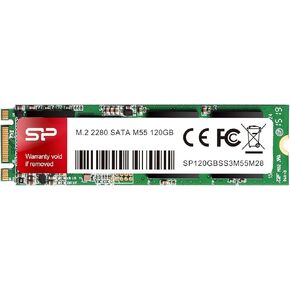 محرك حالة صلبة داخلي SATA 120GB M55 M.2 2280 مع R/W تصل إلى 550MB/s (SLC Cache for Speed Boost) SATA III محرك حالة صلبة داخلي لأجهزة Ultrabooks والأجهزة اللوحية (SP120GBSS3M55M28) in Kuwait