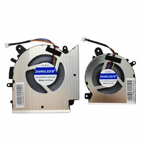 ZHAWULEEFB Replacement New Laptop CPU + GPU Cooling Fan for MSI Katana GF76 Pulse GL76 MS-17L1 GF66 11UC Pulse GL66 11UEK MS-1581 Series PABD08008SH-N459 PAAD06015SL-N460 DC5V 0.6A Fan in Kuwait
