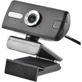 كاميرا ويب OHNIKU للكمبيوتر المحمول، كاميرا ويب بدقة 1080 بكسل عالية الدقة مع ميكروفون، زاوية واسعة 110 درجة، غطاء للخصوصية، كاميرا ويب USB لعقد المؤتمرات على سطح المكتب والبث المباشر والتسجيل (أسود) in Kuwait