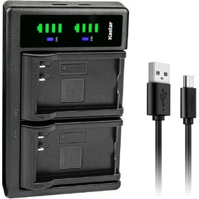 Kastar 3-Pack Battery and LTD2 USB Charger Replacement for Panasonic DMW-BLD10, DMW-BLD10E, DMW-BLD10PP, Panasonic DMC-GX1, DMC-GX1W, DMC-GX1X, DMC-G3, DMC-G3K, DMC-G3W, DMC-GF2, DMC-GF2C, DMC-GF2W in Saudi Arabia