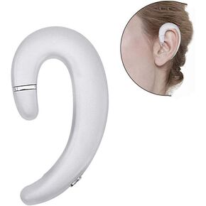 Sunffice Ear Hook Bluetooth Wireless Headphone,Non Ear Plug Headset with Microphone,Single Ear Noise Cancelling Earphones Painless Wearing for Android Smartphones,iPhone14 13 12 11 X 8 (Black) in Kuwait