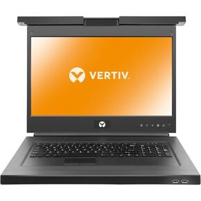 Vertiv Avocent LRA, Local Rack Access, 1U, Rack Mount Console, 16-Port KVM, 18.5" Display, 16 Cables (LRA185KMM16D-G01)