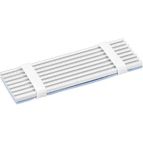 مشعاع ألومنيوم DMiotech 70x22x3 مم لمشتت حرارة القرص الصلب 2280 مع حزمة رطبة وجافة، 1 × وسادة سيليكون فضية اللون لـ M.2 SSD in Kuwait