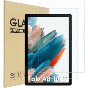 واقيات شاشة Hianjoo متوافقة مع Samsung Galaxy Tab A8 10.5 بوصة، قطعتان بديلتان من الزجاج المقوى لهاتف Samsung Galaxy Tab A8 10.5 بوصة 2022 in Kuwait