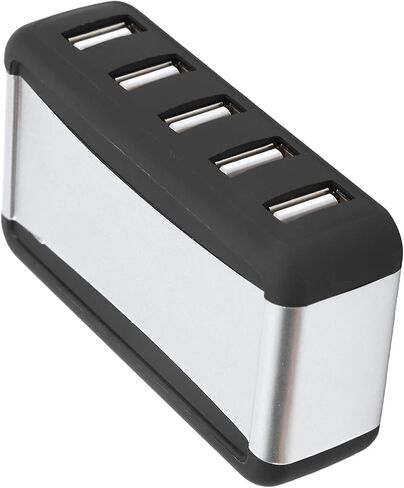 USB 7-Port Hub متعدد منافذ USB الموسع نقل البيانات بسرعة USB الفاصل موسع عالي السرعة مع مصدر طاقة 100‑240 فولت لأجهزة الكمبيوتر المحمول وأجهزة الكمبيوتر المكتبية وأجهزة الكمبيوتر المحمولة (قابس الولايات المتحدة) in Saudi Arabia
