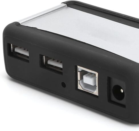 USB 7-Port Hub متعدد منافذ USB الموسع نقل البيانات بسرعة USB الفاصل موسع عالي السرعة مع مصدر طاقة 100‑240 فولت لأجهزة الكمبيوتر المحمول وأجهزة الكمبيوتر المكتبية وأجهزة الكمبيوتر المحمولة (قابس الولايات المتحدة) in Saudi Arabia
