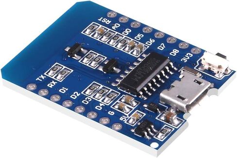 5PCS WLAN WiFi Internet Development Board D1 Mini NodeMcu Lua 4M Bytes Development Module Base on ESP8266 ESP-12F for Arduino Compatible with WeMos D1 Mini (5PCS) in Saudi Arabia