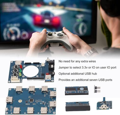 مجموعة لوحة IO الرقمية، مجموعة أدوات المشروع لـ DE10 FPGA لـ MisterFPGA، Dual SDRAM V2.9 لوحدة تحكم الألعاب متعددة المنصات in Saudi Arabia