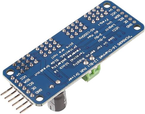 اي او اي سي ار اي اي 5 قطع PCA9685 16 قناة PWM محرك سيرفو PCA9685 وحدة IIC 12 بت، للروبوت أو وحدة درع راسبيري بي اي in Kuwait