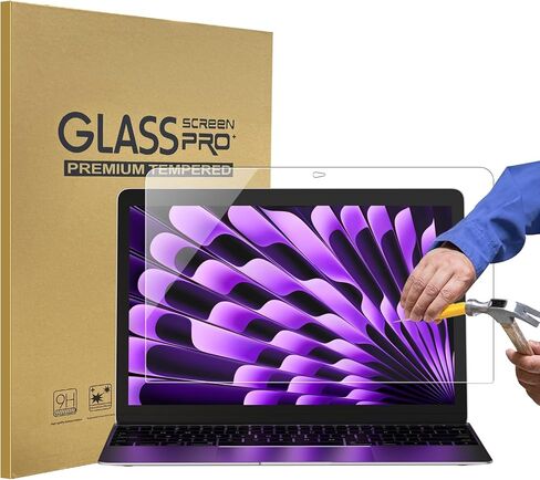 واقي شاشة كمبيوتر محمول من الزجاج المقسى مقاس 15.6 بوصة من GUDTEKE، واقي شاشة عالي الدقة مضاد للانعكاس بدرجة 9H مع طلاء مضاد للوهج مقاس 15.6 بوصة، سهل التركيب ولا يحتوي على فقاعات in Kuwait