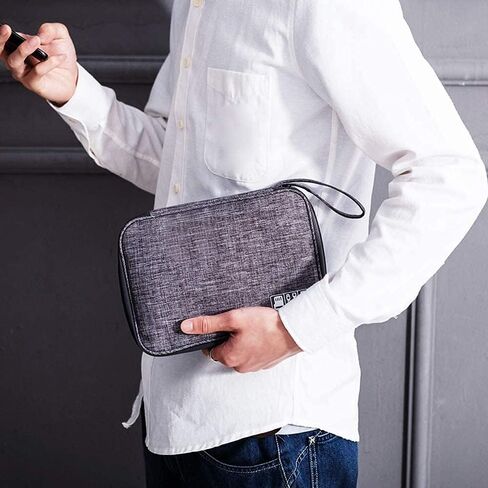 حقيبة سفر للملحقات الإلكترونية، حقيبة منظم حامل سلك الكابل العالمي، حقيبة منظم الكابلات المحمولة المقاومة للماء، حقيبة محركات أقراص فلاش USB، حقيبة حافظة الكابل، منظم حقيبة USB، حقيبة شاحن USB in Kuwait