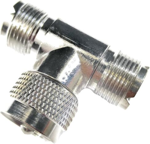 Liberty CB Accessories 48437 CB Radio UHF "T" موصل كابل كواكس (أنثى ذكر-أنثى) in Saudi Arabia