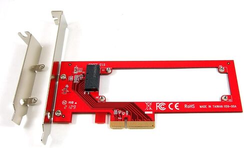 مهايئ للمضيف PEXE1S159 PCIe 4.0 × 4 لـ EDSFF E1.S NVMe SSD - NVMe E1.S SSD محول حاملة PCIe SSD NVMe E1.S in Kuwait