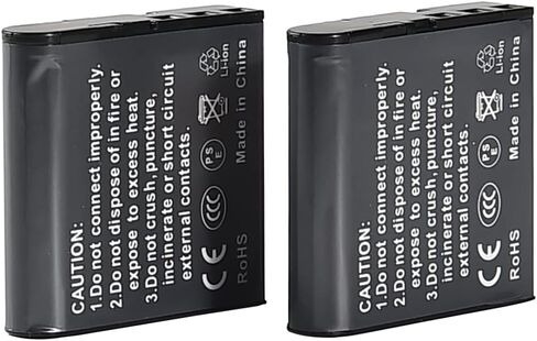استبدال DSTE لبطارية 2X NP-40 + محول شاحن سيارة DC73 للسفر متوافق مع Casio EX-FC100 FC150 FC160S Z400 PRO P505 P600 P700 Zoom Z100 Z1000 Pentax XG-1 كاميرا مثل LB-060 in Saudi Arabia