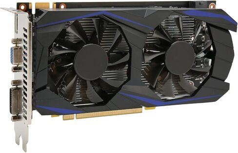 GTX 550Ti 6GB Gaming Graphics Card,192BIT GDDR5 PC Video Card with Dual Fans,HDMI VGA DVI Interface for Desktop Computer Gaming GPU (GTX550Ti 6GB) in Saudi Arabia