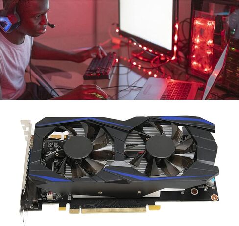 GTX 550Ti 6GB Gaming Graphics Card,192BIT GDDR5 PC Video Card with Dual Fans,HDMI VGA DVI Interface for Desktop Computer Gaming GPU (GTX550Ti 6GB) in Saudi Arabia