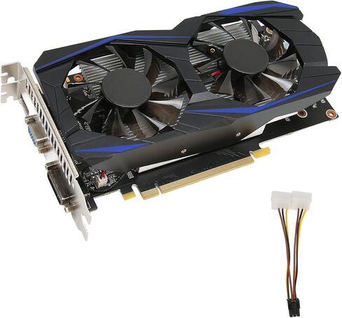 GTX 550Ti 6GB Gaming Graphics Card,192BIT GDDR5 PC Video Card with Dual Fans,HDMI VGA DVI Interface for Desktop Computer Gaming GPU (GTX550Ti 6GB) in Saudi Arabia