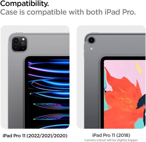 حافظة Spigen Tough Armor Pro مصممة لجهاز iPad Pro 11 بوصة M2 الجيل الرابع (2022) / الجيل الثالث (2021) / الجيل الثاني (2020) / الجيل الأول (2018) مع حامل قلم رصاص - أخضر عسكري in Kuwait