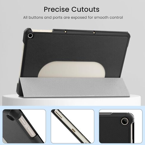 MoKo for Google Pixel Tablet Case 2023, Foldable Design + Ultra Thin Slim Leather TPU Back Full Protector Trifold Stand Cover Case for Pixel Tablet, 11inch, Gray in Saudi Arabia