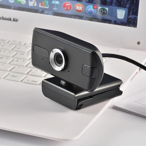 كاميرا ويب OHNIKU للكمبيوتر المحمول، كاميرا ويب بدقة 1080 بكسل عالية الدقة مع ميكروفون، زاوية واسعة 110 درجة، غطاء للخصوصية، كاميرا ويب USB لعقد المؤتمرات على سطح المكتب والبث المباشر والتسجيل (أسود) in Kuwait