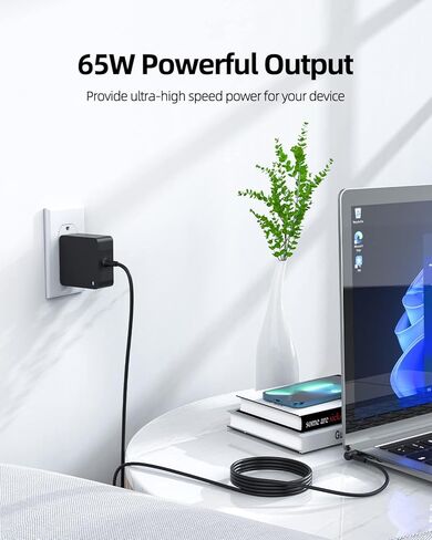 شاحن تيار متردد 65 وات مدرج في قائمة UL مناسب لجهاز Asus Zenbook 14 Q407IQ Q407I Q407 Q4071، Zenbook Flip 15 Q508UG Q508U Q508 سلك إمداد محول الطاقة للكمبيوتر المحمول in Saudi Arabia