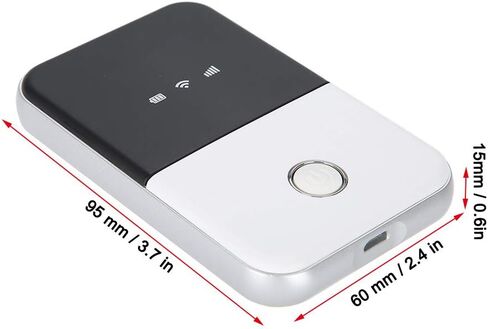 توسوني راوتر لاسلكي 4G مع فتحة بطاقة SD، راوتر لاسلكي MF925 4G LTE، شحن USB، للهواتف الذكية والتابلت والكمبيوتر، سهل الحمل والاستخدام في الهواء الطلق in Kuwait