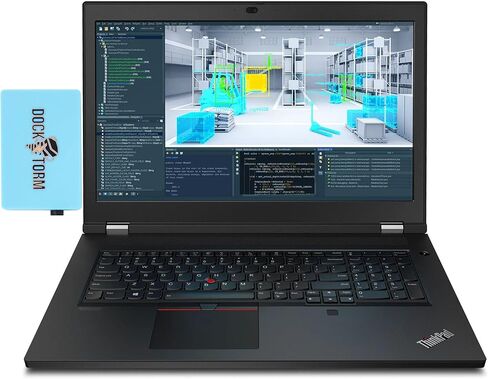 Lenovo ThinkPad P17 Gen 2 Workstation 17.3" IPS FHD (Intel i7-11850H, 32GB RAM, 2TB SSD, RTX A2000 4GB, Backlit KYB, FP Reader, 2 Thunderbolt 4, WiFi 6E, Win 11 Pro) w/Dockztorm Hub in Saudi Arabia