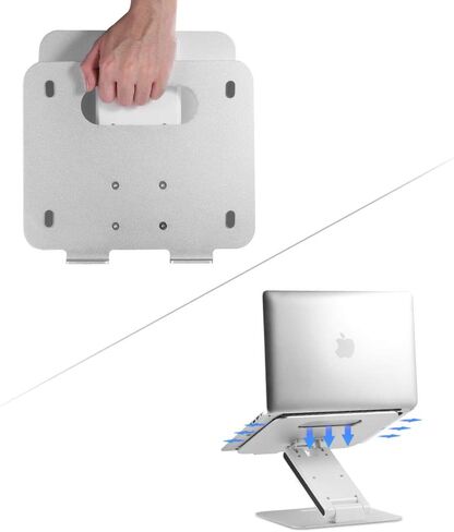 حامل كمبيوتر محمول من الألومنيوم من SKYZONAL بارتفاع قابل للتعديل للكمبيوتر المحمول وأجهزة الكمبيوتر المحمولة وأجهزة MacBook Ipad in Kuwait