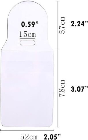 Small USB Flash Drive Holders Resealable Flap Clear Bags Pockets (25 Pack) in Kuwait