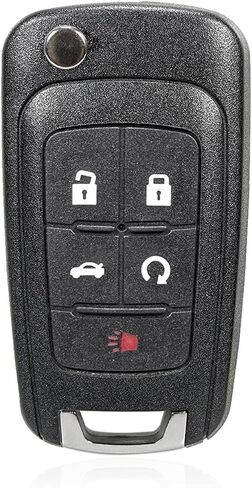 حافظة CAUORMOTE Key Fob Shell لسيارة Chevy Camaro Cruze Equinox Impala Malibu Sonic GMC، OHT01060512 315MHZ، عبوتان (قذائف فقط) in Saudi Arabia