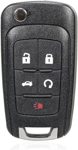 حافظة CAUORMOTE Key Fob Shell لسيارة Chevy Camaro Cruze Equinox Impala Malibu Sonic GMC، OHT01060512 315MHZ، عبوتان (قذائف فقط) in Saudi Arabia