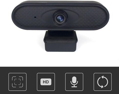 كاميرا ويب التركيز اليدوي 1080 بكسل HD USB كاميرا ويب مع ميكروفون لتوصيل USB للكمبيوتر وتشغيله in Saudi Arabia