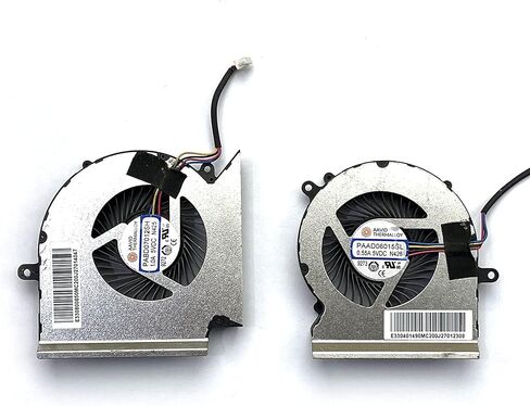 مروحة تبريد جديدة لوحدة المعالجة المركزية ووحدة معالجة الرسومات الجرافيكية بديلة لـ MSI GL65 GE65 GP65 WE65 ‎GL65 PABD07012SH N425، PAAD06015SL N426 مراوح مزدوجة in Saudi Arabia