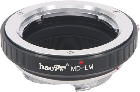 Haoge Lens Mount Adapter for Minolta Rokkor MD MC Mount Lens to Leica M LM Mount Camera Such as M240, M240P, M262, M3, M2, M1, M4, M5, M6, MP, M7, M8, M9, M9-P, M Monochrom, M-E, M, M-P, M10, M-A in Saudi Arabia