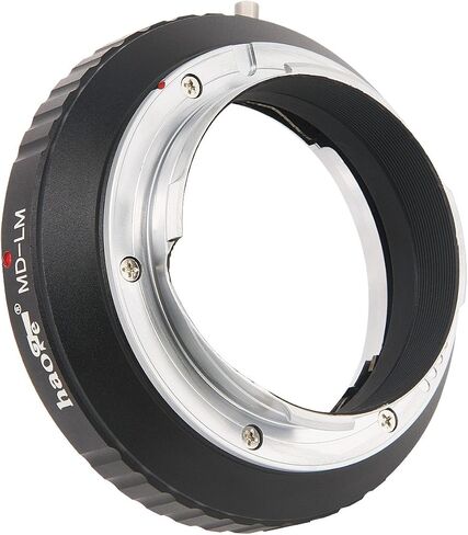Haoge Lens Mount Adapter for Minolta Rokkor MD MC Mount Lens to Leica M LM Mount Camera Such as M240, M240P, M262, M3, M2, M1, M4, M5, M6, MP, M7, M8, M9, M9-P, M Monochrom, M-E, M, M-P, M10, M-A in Saudi Arabia