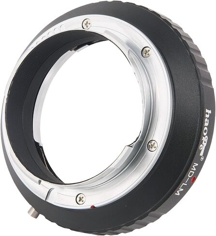Haoge Lens Mount Adapter for Minolta Rokkor MD MC Mount Lens to Leica M LM Mount Camera Such as M240, M240P, M262, M3, M2, M1, M4, M5, M6, MP, M7, M8, M9, M9-P, M Monochrom, M-E, M, M-P, M10, M-A in Saudi Arabia