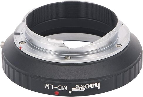 Haoge Lens Mount Adapter for Minolta Rokkor MD MC Mount Lens to Leica M LM Mount Camera Such as M240, M240P, M262, M3, M2, M1, M4, M5, M6, MP, M7, M8, M9, M9-P, M Monochrom, M-E, M, M-P, M10, M-A in Saudi Arabia