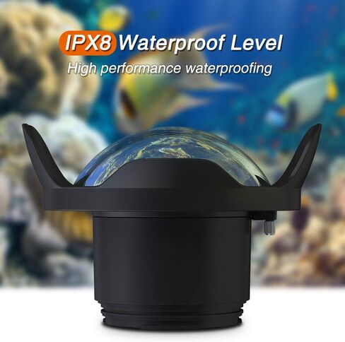 Sea frogs Wide Angle Lens 78mm(L) x 90mm (W) for Underwater Waterproof Camera housing case WA005-F in Saudi Arabia
