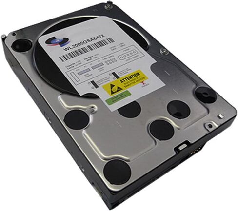 White Label 2TB 8MB Cache 7200RPM SATA300 3.5 مم قرص صلب سطح المكتب - مع ضمان سنة واحدة in Kuwait