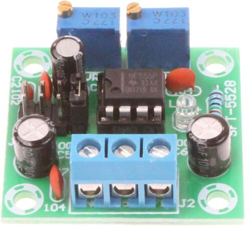 NOYITO NE555 Pulse Module Rectangular Square Wave Signal Generator 1Hz-200kHz Frequency Duty Cycle Adjustable DC5-15V in Saudi Arabia