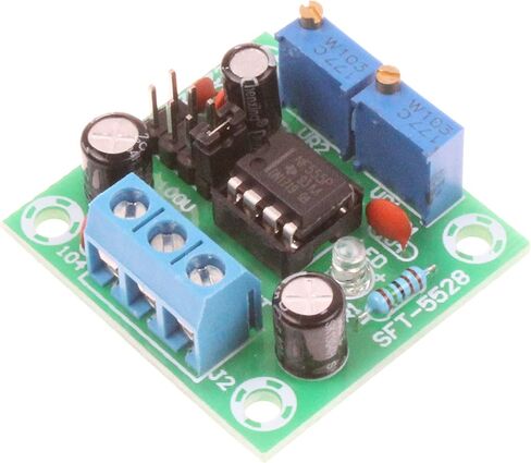 NOYITO NE555 Pulse Module Rectangular Square Wave Signal Generator 1Hz-200kHz Frequency Duty Cycle Adjustable DC5-15V in Saudi Arabia